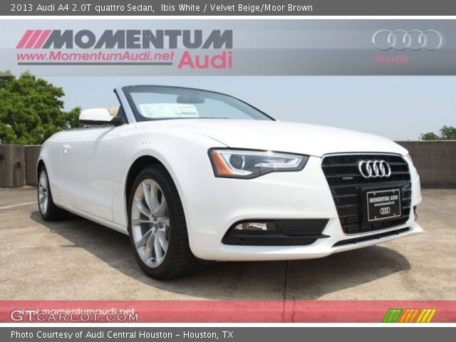 2013 Audi A4 2.0T quattro Sedan in Ibis White