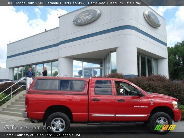 2006 Dodge Ram 2500 Laramie Quad Cab 4x4 in Flame Red