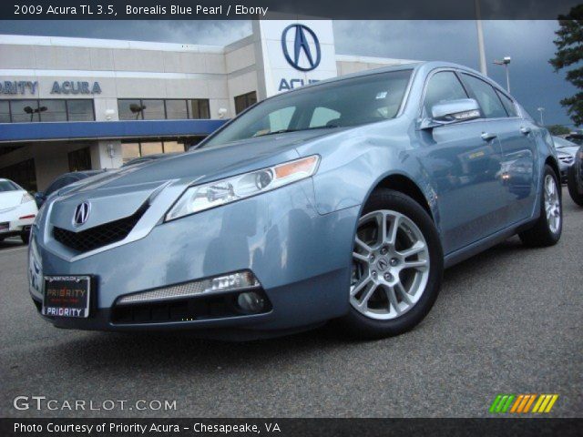 2009 Acura TL 3.5 in Borealis Blue Pearl