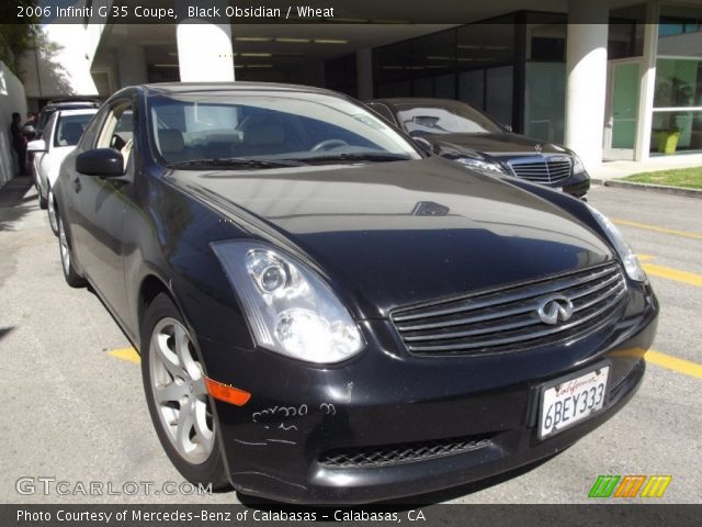 2006 Infiniti G 35 Coupe in Black Obsidian