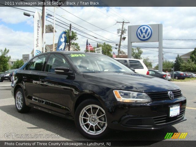 2011 Volkswagen Jetta SE Sedan in Black