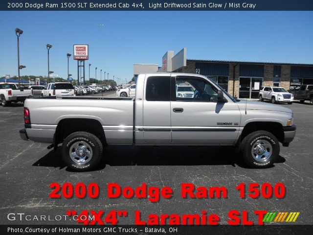 2000 Dodge Ram 1500 SLT Extended Cab 4x4 in Light Driftwood Satin Glow