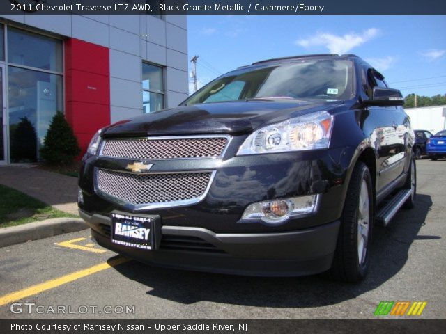 2011 Chevrolet Traverse LTZ AWD in Black Granite Metallic