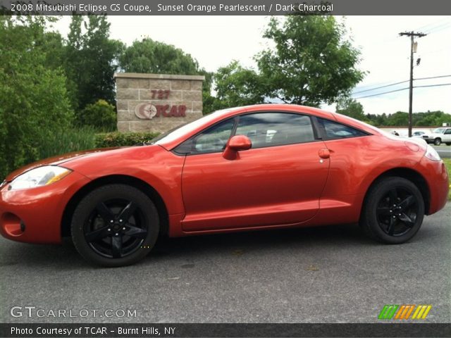 2008 Mitsubishi Eclipse GS Coupe in Sunset Orange Pearlescent