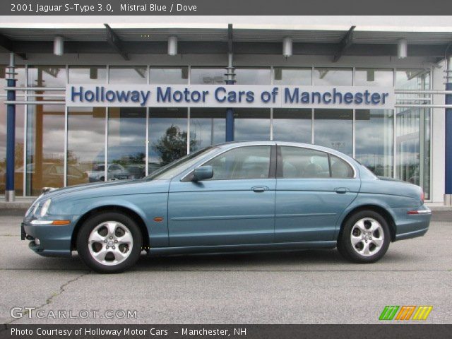 2001 Jaguar S-Type 3.0 in Mistral Blue