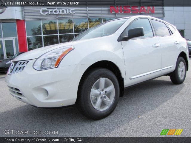 2012 Nissan rogue pearl white #9