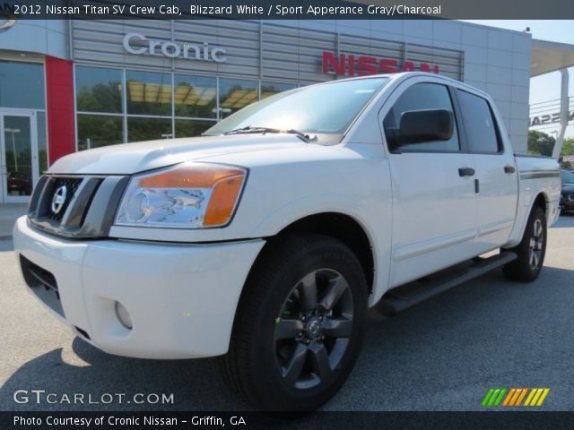 2012 Nissan Titan SV Crew Cab in Blizzard White