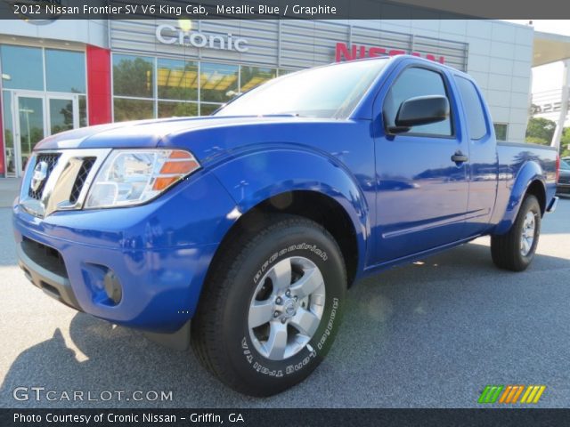 2012 Nissan Frontier SV V6 King Cab in Metallic Blue