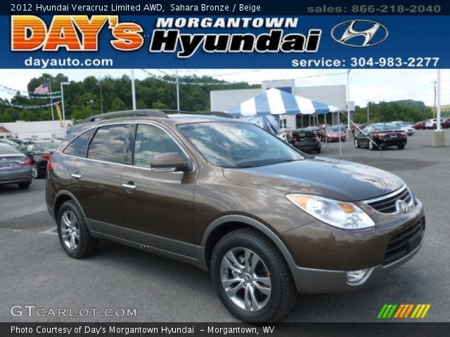 2012 Hyundai Veracruz Limited AWD in Sahara Bronze