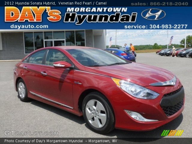 2012 Hyundai Sonata Hybrid in Venetian Red Pearl