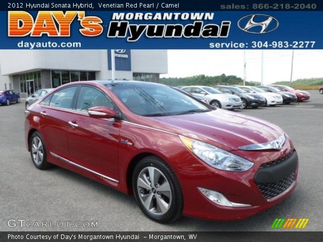 2012 Hyundai Sonata Hybrid in Venetian Red Pearl