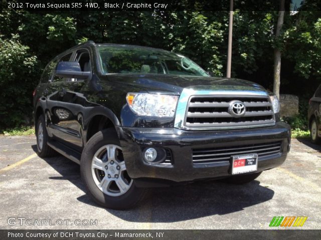 2012 Toyota Sequoia SR5 4WD in Black