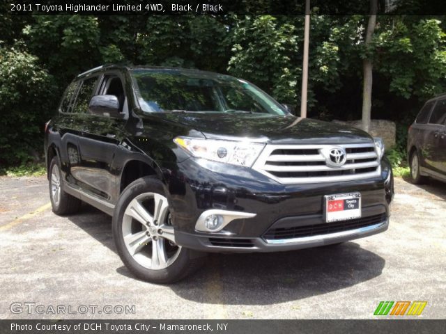 2011 Toyota Highlander Limited 4WD in Black