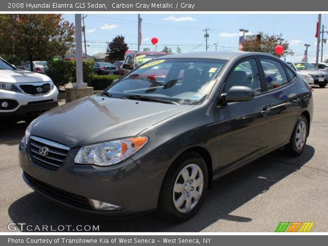 2008 Hyundai Elantra GLS Sedan in Carbon Gray Metallic