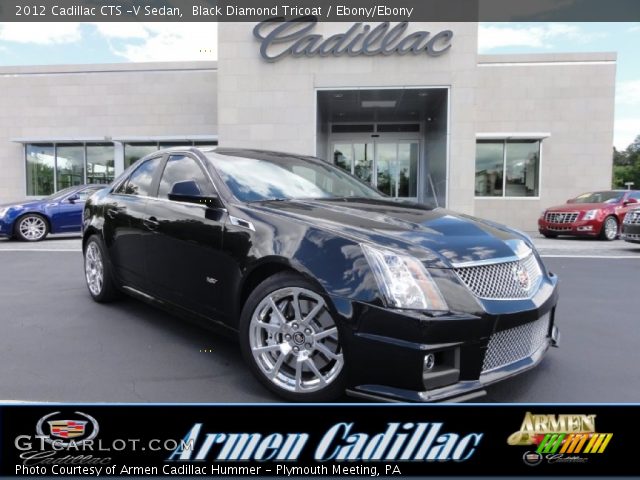 2012 Cadillac CTS -V Sedan in Black Diamond Tricoat