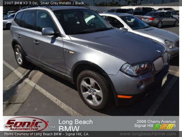 2007 BMW X3 3.0si in Silver Grey Metallic