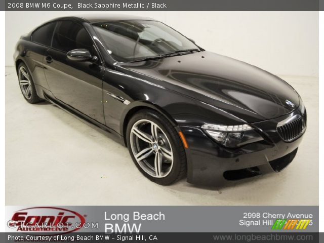 2008 BMW M6 Coupe in Black Sapphire Metallic