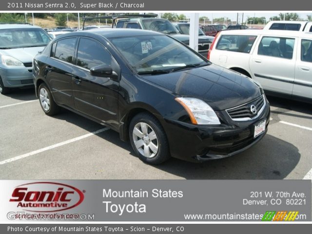 2011 Nissan Sentra 2.0 in Super Black