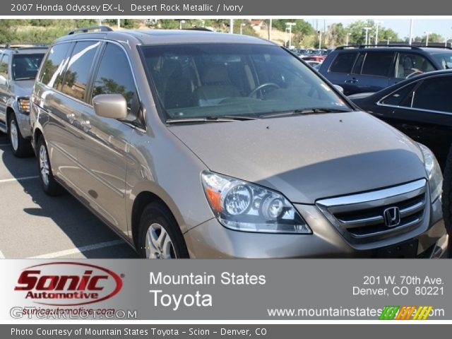 2007 Honda Odyssey EX-L in Desert Rock Metallic