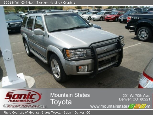 2001 Infiniti QX4 4x4 in Titanium Metallic