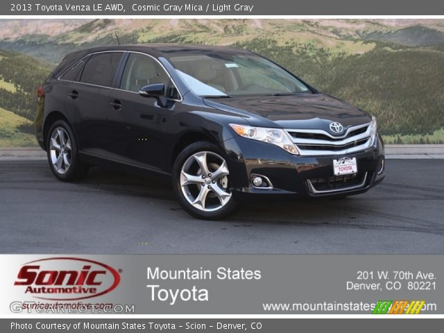 2013 Toyota Venza LE AWD in Cosmic Gray Mica