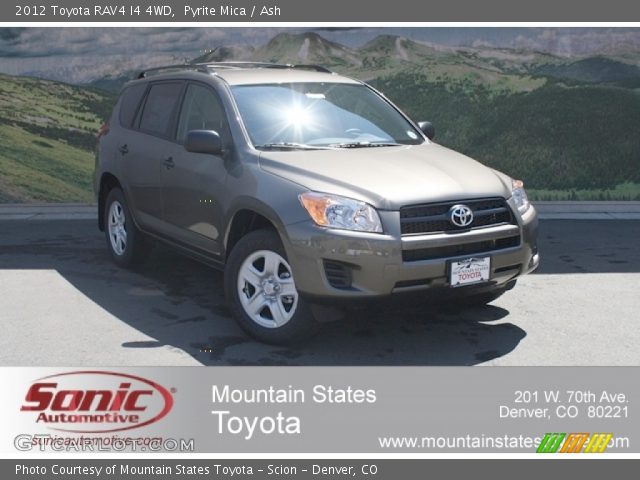 2012 Toyota RAV4 I4 4WD in Pyrite Mica