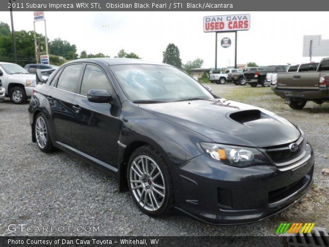 2011 Subaru Impreza WRX STi in Obsidian Black Pearl