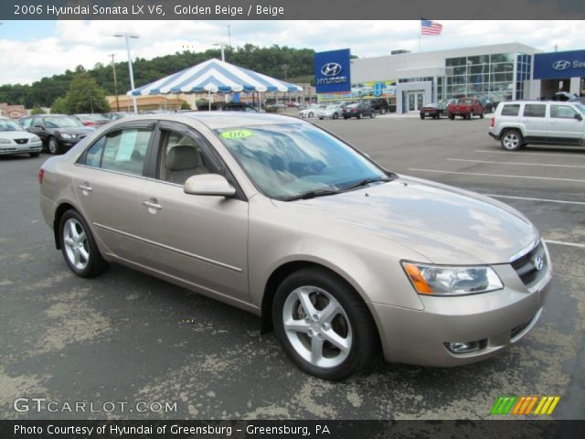 2006 Hyundai Sonata LX V6 in Golden Beige