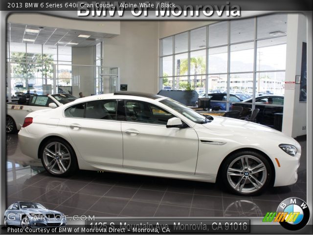 2013 BMW 6 Series 640i Gran Coupe in Alpine White