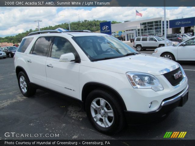 2008 GMC Acadia SLT AWD in Summit White