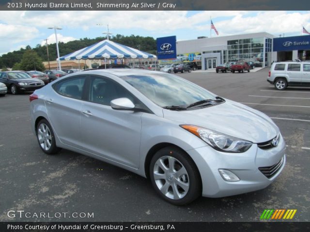 2013 Hyundai Elantra Limited in Shimmering Air Silver