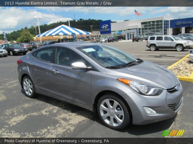 2013 Hyundai Elantra Limited in Titanium Gray Metallic