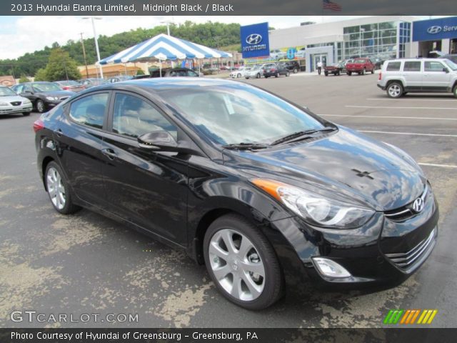 2013 Hyundai Elantra Limited in Midnight Black