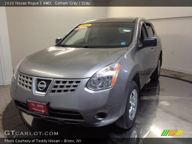 2010 Nissan Rogue S AWD in Gotham Gray