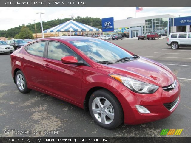 2013 Hyundai Elantra GLS in Red Allure