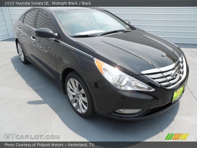 2013 Hyundai Sonata SE in Midnight Black