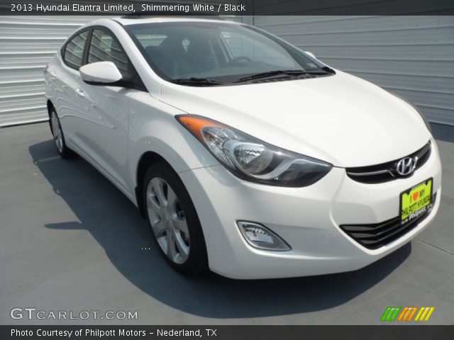 2013 Hyundai Elantra Limited in Shimmering White