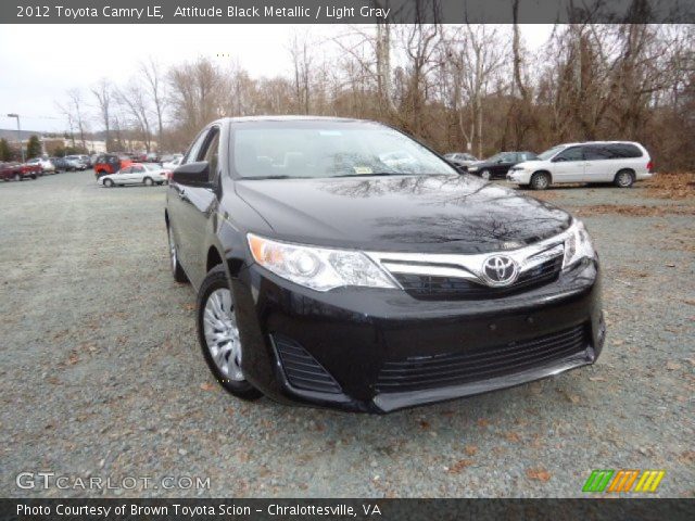 2012 Toyota Camry LE in Attitude Black Metallic