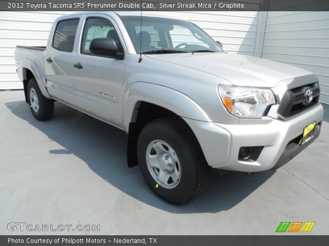 2012 Toyota Tacoma SR5 Prerunner Double Cab in Silver Streak Mica