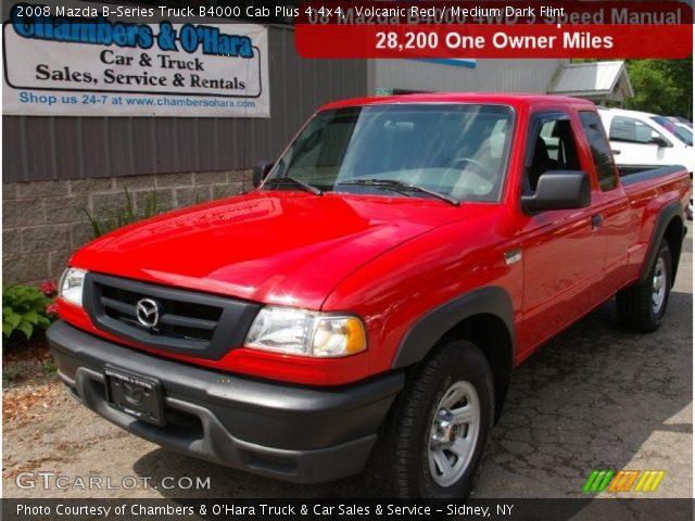 2008 Mazda B-Series Truck B4000 Cab Plus 4 4x4 in Volcanic Red