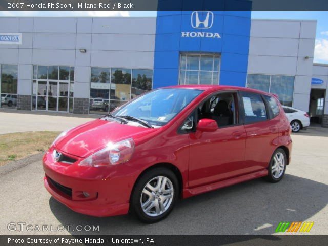 2007 Honda Fit Sport in Milano Red