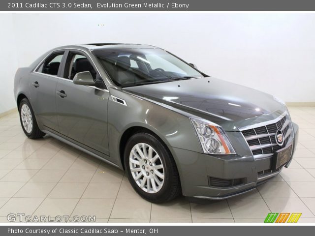 2011 Cadillac CTS 3.0 Sedan in Evolution Green Metallic