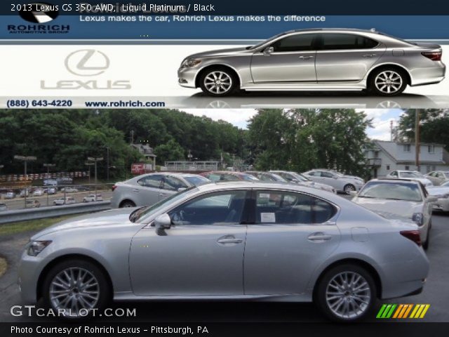 2013 Lexus GS 350 AWD in Liquid Platinum