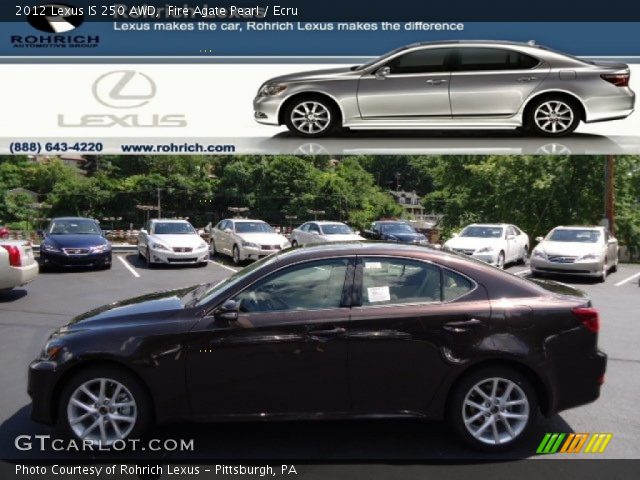 2012 Lexus IS 250 AWD in Fire Agate Pearl