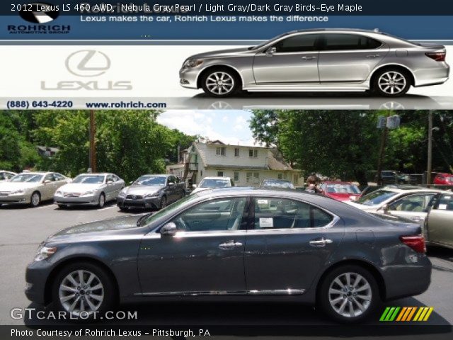 2012 Lexus LS 460 AWD in Nebula Gray Pearl