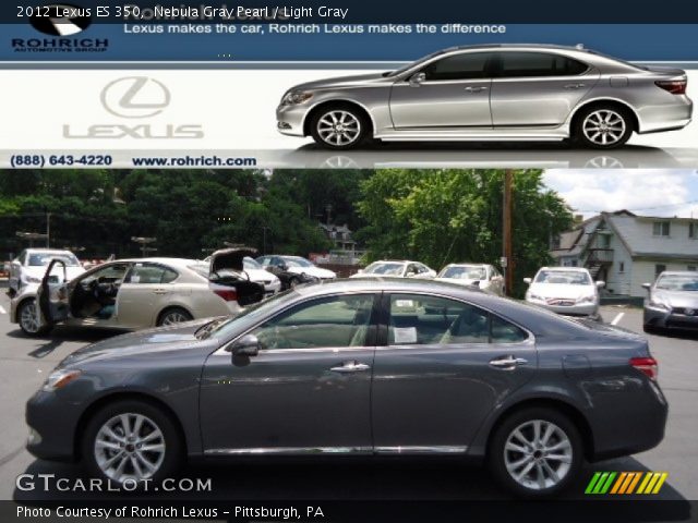 2012 Lexus ES 350 in Nebula Gray Pearl