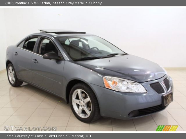 2006 Pontiac G6 V6 Sedan in Stealth Gray Metallic