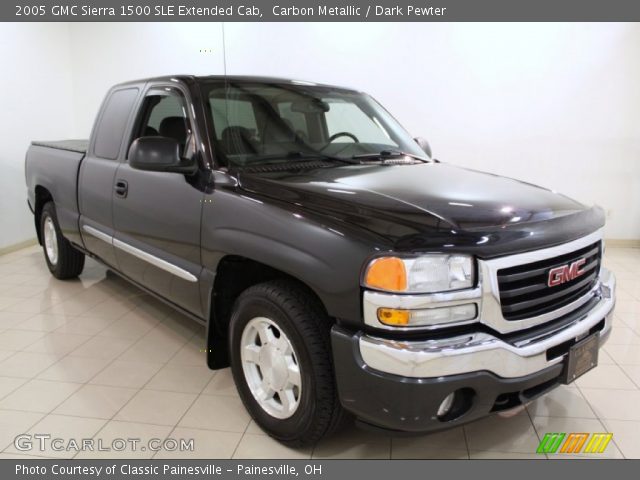 2005 GMC Sierra 1500 SLE Extended Cab in Carbon Metallic