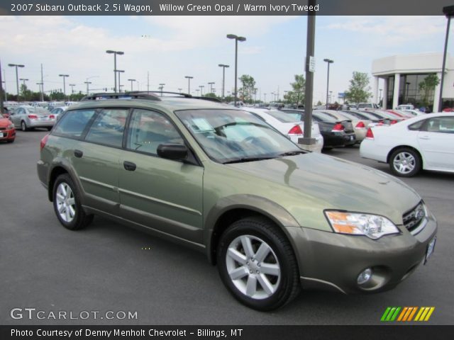 2007 Subaru Outback 2.5i Wagon in Willow Green Opal