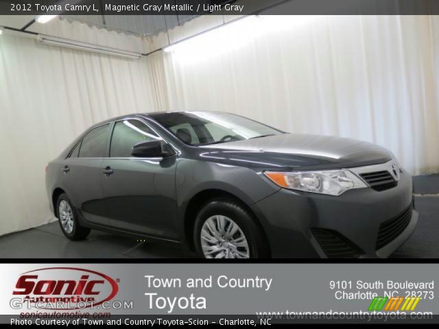 2012 Toyota Camry L in Magnetic Gray Metallic